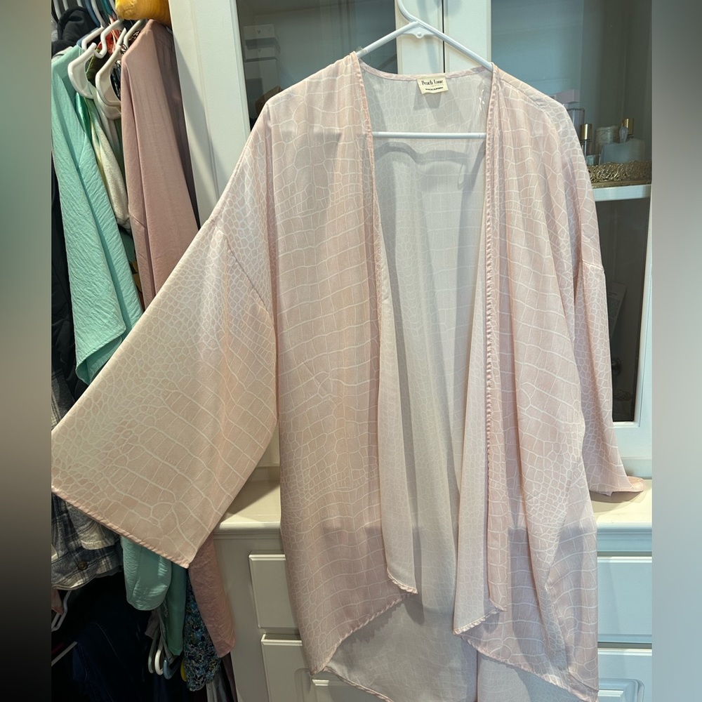 Peach Love California Kimono